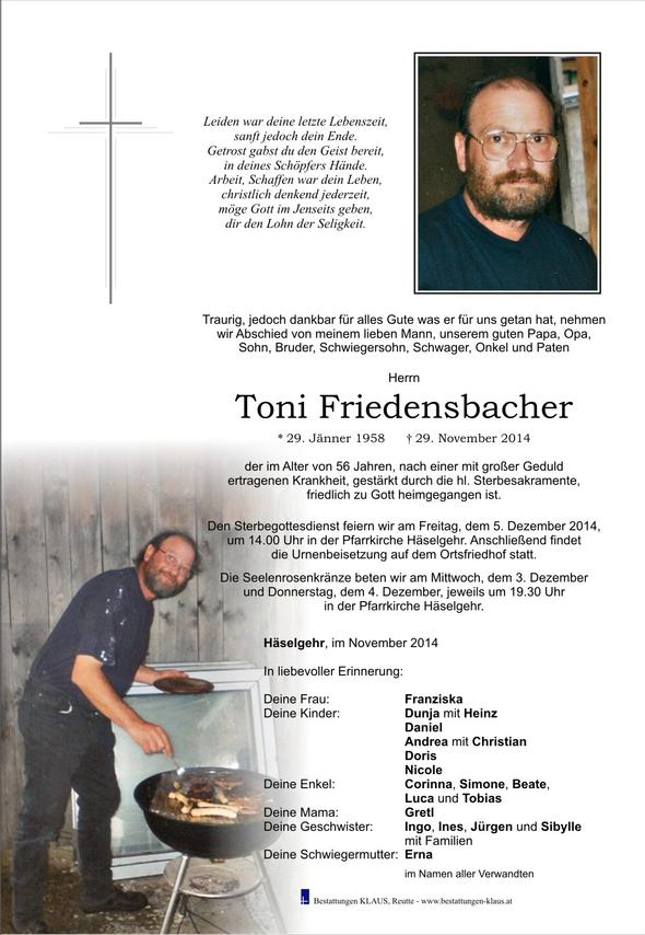 Toni Friedensbacher